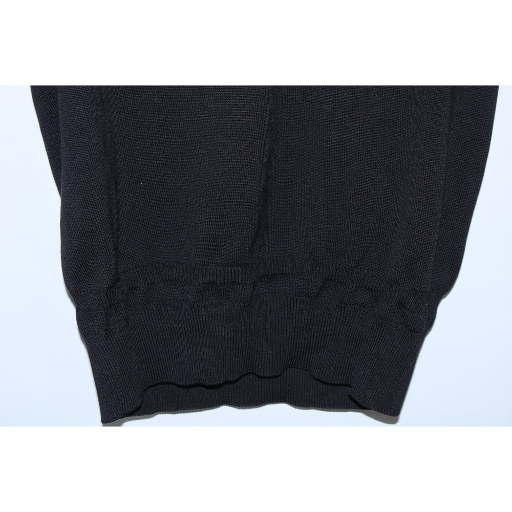 Yves Saint Laurent Women's Large Black White Wool Knit Vest - Picture 3 of 9
